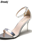 Gladiator Sandals Roman sandals Summer Office High Heels Women Buckle Strap Pumps Casual Women
