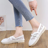 with Lace Cotton and Linen Net Upper Single Shoes, Shallow Soft Sole Hand-sewn Casual Women's Shoes,3