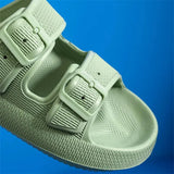 Thick Platform Slippers Women Summer Beach Eva Soft Sole Slides Sandals Woman Indoor Bathroom Anti-Slip Cloud