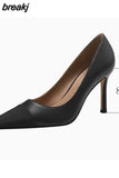 Size 34-40 Women Pumps Sexy Pointed Toe High Heels Shoes For Women Elegant Party Heeled Footwear Classic Fashion