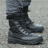Military Boots Men Boots Special Force Desert Combat Army Boots Outdoor Hiking Boots Ankle Shoes Men Work Safty