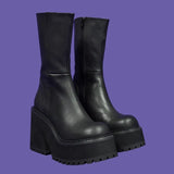 Genuine Leather Ankle Boots Shoes Women Fashion Mid Calf Ankle Women Boots Female Winter INS Botas De Mujer Size