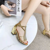 fashion Ladies Shoes women's Sandals Summer Wedges Gladiator Sandals Women Casual Roman Buckle Ladies Sandals Womens
