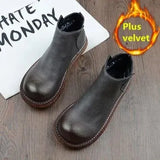 Retro Women Boots Ladies British Wind Students Ankle Boots Korean Casual Short Boots Japanese Original Big Head Doll
