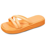 New Summer High Platform Slippers Women 2023 Plus Size Non Slip Beach Sandals Woman Thick Bottom Slides Shoes