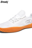 Men Running Sneakers Breathable Mesh Sport Shoes Flat Soft Man Shoes Fashion Black Training Jogging Footwear Comfortable