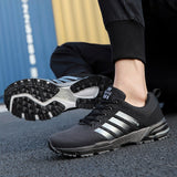 Men Outdoor Sneakers Summer Breathable Shoes for Men Lightweight Sneakers Comfortable Sports Walking Training Running