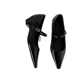 Breakj Spring And Summer New Slopes And Summer Tips Mary Jane Women's Shoes Sandal Temperament With Shallow Women's Single