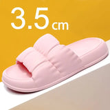 Women's Soft Sole Cloud Slippers Summer Beach Thick Platform Slipper Sandals Women Korean Eva Slippers for Home Flip Flops