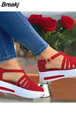 for Women 2023 Hot Sale Women's Vulcanize Shoes Summer New Casual Breathable Sport Shoes Platform Non Slip Women