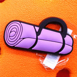 Pink Perfume Shoe Charms Decorations Pajamas Sleeping Bag PVC Croc Jibz Sandals Designer Buckle for Kids Party
