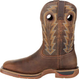 Men Boots Autumn Winter Men's Short Boots Embroidered Low Heel Square Headed Short Boots Men's
