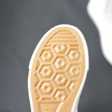 2023 Spring Autumn Women Canvas Casual Shoes Long Knee High Boots Lace-Up Zipper Comfortable Flat Sneakers Small