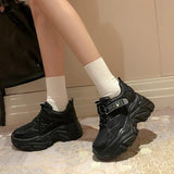 Size 33-39 Women Sneakers 2023 Fashion Platform High Heels Shoes For Woman Spring Casual Daily Lady Street