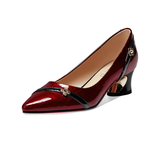 Heel Thick Heel Versatile New Soft Sole Professional Shallow Mouth Comfortable Pointed Women'S