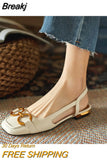Women's Sandals 2023 Elegant Office Ladies Shoes and Sandals Women Casual Shoes Square Heel Sandals Slip On Woman