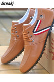 Breathable Solid Color Slip Men Driving Shoes Spring And Autumn New Style Breathable Men's Peas Shoes the British