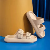 Thick Platform Slippers Women Summer Beach Eva Soft Sole Slides Sandals Woman Indoor Bathroom Anti-Slip Cloud