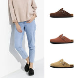 2023 New Buckle Cork Slipper Casual Women Solid Color Beach Outside Non-slip Closed Toe
