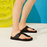New Women Flip Flops Slippers 2023 Casual Summer Beach Print Slip on Outside Slides