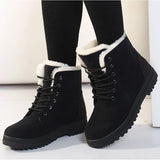 Women Winter 2023 New In Ankle Boots For Winter Shoes Women Low Heels Platform Botas Mujer Free Shipping Snow Boots
