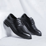 Breakj Size Men's Casual Male Shoes 46 Business Dress Groom Wedding Shoes 45 British Suit Small Leather Shoes