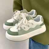 sneakers Women's Shoes Training Retro Spring New Thick-soled Students Casual All-match Niche Sports Trend Sneakers