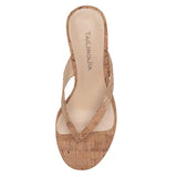 Summer, The New Ladies' Large Size Sandals With Toe Slope And Cool Mop Wood Grain Bag With Round Head And High