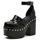 Big Size 43 Female Pumps Ankle Buckle Cover Toe Platform High Heel women's Pumps Trendy Luxury Sexy Summer