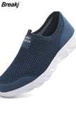 Men Shoes Breathable Mesh Summer Summer Lightweight Hiking Shoe Outdoor Walking Casual Shoes Slip-On Driving Men's