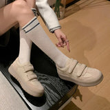 Size 35-40 Women Sneakers 2023 Ins Fashion Platform Flats Shoes For Woman Spring Casual Daily Lady Heels