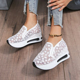Women's Shoes on Sale 2023 New Women's Vulcanize Shoes Summer Lace Mesh Flower Women Shoes Round Head Thick Bottom Sports