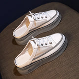Women's Half Slippers Platform Sandals Ladies Comfort Slip-on Sneakers Trendy Mules Hiking Sandals for Women Outdoor