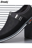 Men Casual Shoes Luxury Business Platform Loafers for Men Slip on Men's Designer Dress Shoes New Big Size Zapatillas De