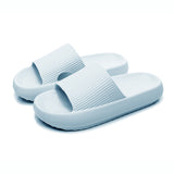 VIP Link Thick Platform Slippers Women Men Home Bathroom Soft EVA Sandals Woman 2023 Summer Non-slip Beach Flip