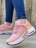 Platform Sneakers 2022 New Fashion Plus Size Casual Sports Shoes Women Lace-up Mesh Breathable Women's Vulcanized