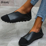 Ballet Flats for Women White Leather Loafers Spring Summer 2023 Moccasin Moccasin Flats Shoes Casual Comfortable
