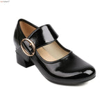 Women Pumps Lotita Mary Jane Shoes 2023 Plus Size 44 45 46 47 48 Patent Leather Round Heels Casual Spring Shoe Zapatos