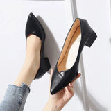 Color Office Ladies Pumps Hot Sale Spring Party Wedding High Heel Shoes Woman Pointed Toe Retro Pumps Size 34-40
