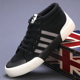 Breakj Autumn New Men's Shoes Trendy Shoes Men's High-Help Canvas Shoes Korean Version Of The Trend Of Leisure Shoes Breathable