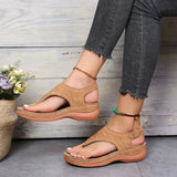 fashion wedge heel women's sandals summer women's light high heels beach sandals women's slope heels