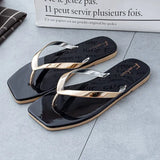 Summer flat flip-flops 36-41 casual women's outdoor fashion slippers beach holder fashion shoes woman slippers