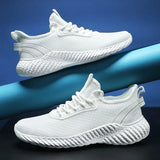 Size 48 Men Sneakers Summer Running Shoes Mesh Breathable Light Comfortable Casual Shoe for Men Training Jogging White