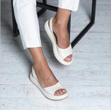 Breakj Sandals Women's New 2023 Summer Plus Size Flat Low Heel Fish Mouth Fashion Thick Platform Women's