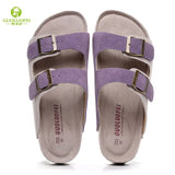 Summer Men's Mule Clogs Slippers High Quality Classic Two Buckle Cork Slides Sandals Footwear For Men Women Unisex