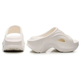 2024 New Summer Wedges Slippers for Women Eva Thick Bottom Beach Flip Flops Woman Non Slip Platform Sandals Shoes