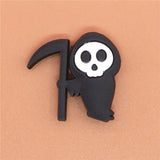 Single Sale Spirited&Away Shoe Charms Accessories Cute No Face man Garden Shoe Decoration for croc jibz Kid's X-mas