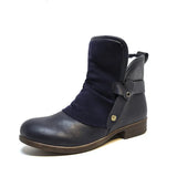Women's Shoes Snow boots Ladies Winter Flock Warm Boots Ankle Boots Short Bootie Slip-On Square heel Outside Shoes