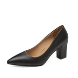 Heels Women 2023 New Korean Style Pointed Shallow Mouth Thick Heel Fashion Shoes Sapatos De