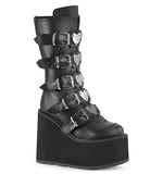 INS Brand Punk Gothic Zipper Buckle Rivit Thick Heel Platform women's Boots Cool Cosplay Women Motorcycle